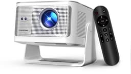 Draagbare Beamer – 1080p Full HD – Autofocus – Automatische Keystone – WiFi 6 – 180° Draaibaar — thumbnail 1