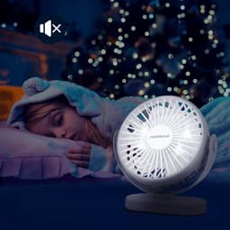 Aigostar | Tafel ventilator | NOTUS | USB | 5 bladen | 3 standen | Ø 13cm | Wit — thumbnail 3