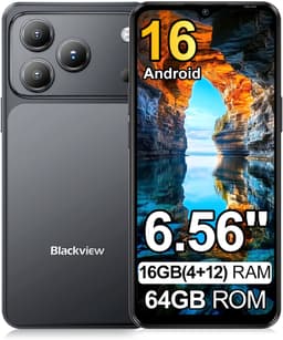 Blackview WAVE 7C Smartphone 64GB ROM Zwart — thumbnail 1