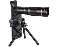 32X Mobiele Telefoon Camera Telelens – 3-in-1 Zoom Telescoop met Macro, Fish Eye & Wide Angle Lens – Universeel voor iPhone & Android Smartphones