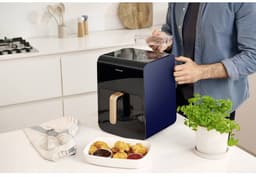 Panasonic NF-CC600AXE Airfryer 6 l 1450 W CoolTouch-behuizing, Stoomtoevoeging, Digitale timer, LC-display, Kijkvenster — thumbnail 3