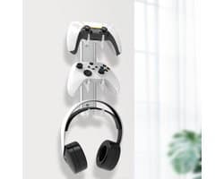 Hoofdtelefoonstandaard met 3 niveaus - Universale headsethouder van acryl voor gaming controllers