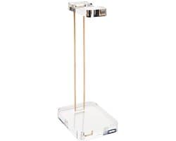 Acryl Hoofdtelefoon Stand met Gouden Hardware - Kantoor Accessoires
