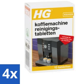 HG Koffiemachine Reinigingstabletten 10 tabletten - Voordeelverpakking - 4 stuks — thumbnail 4