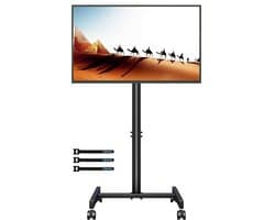 Verstelbare Mobiele TV-Stand voor 13-42 Inch Televisies met Wielen, Max. VESA 200x200mm, tot 20kg