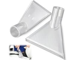 EXCITAT Reinigingstips - Stofzuigermondstukken - Multifunctioneel - Geschikt voor tapijten, trappen, stoelen - 2 stuks