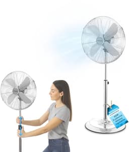 Stalen Ventilator voor Optimaal Comfort en Koelte — thumbnail 5