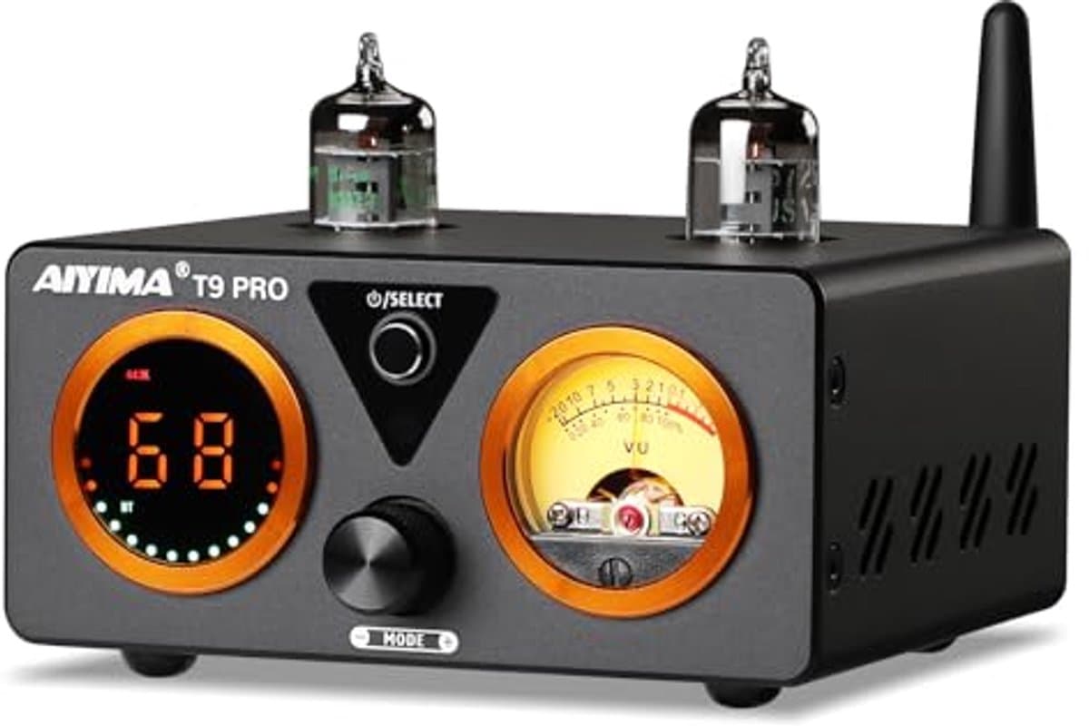 100W Bluetooth HiFi Versterker met VU Meter en Digitale Ingangen — afbeelding 1