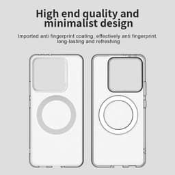Allecto plus - Magnetische hoes Xiaomi 14T - Schokbestendig - Premium siliconen - Mat - Kleurrijk - Wit — thumbnail 3