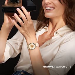 Huawei WATCH GT 6 41mm Wit | 14 dagen batterijduur – Nauwkeurige GPS & hartslagmeting – Innovatieve professionele fiets-tracking – Analyse van emotioneel welzijn – Compatibel met iOS & Android — thumbnail 8
