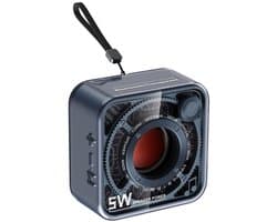 JeiibrZui Mini Bluetooth Luidspreker - Draagbare Mini-Speaker - 5 W Audiodriver 4 Uur Batterijduur - 1 stuks - Voor Buiten En Thuis Gebruik Blauw