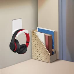 QTTVBTNA - Gaming Koptelefoonstandaard – Decoratieve Muurhouder & Hoofdtelefoon Haak met Plakstrip, Compacte Opbergoplossing, Ruimtebesparende Organizer voor Bureau, PC & Console Setup — thumbnail 4