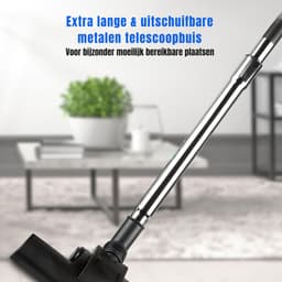 SCH® Steelstofzuiger met snoer - Steelstofzuiger - Stofzuiger - Zwart - ‎31cm x 35cm x 25cm — thumbnail 2