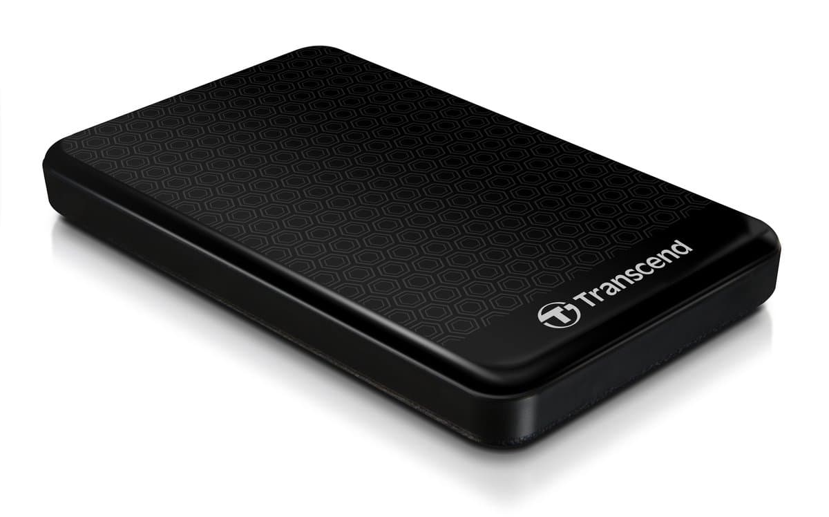 Transcend StoreJet 25A3 1TB USB 3.0 zwart — afbeelding 1