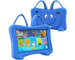 MKSS® Kindertablet Vanaf 3 Jaar - Tablet Kinderen - Kinderspeelgoed - Blauw