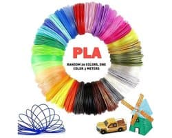 3D-printpenfilament, 20 kleuren, 60 meter in totaal, 1,75 mm 3D-printpenfilament