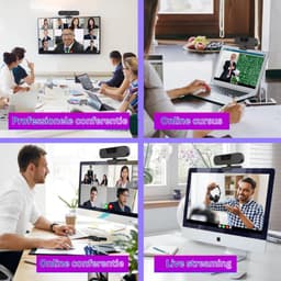 DailySupplies® Webcam voor PC - Streaming Camera - 4K Kwaliteit - Zwart — thumbnail 3
