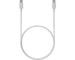 Xtorm USB-C PD 100W Kabel - 1 Meter - Snellader - Extra stevige USB-C Kabels - Power Delivery Oplaadkabel geschikt voor Laptop/MacBook/Android - Wit