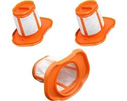 3 stuks - Filteraccessoires - Geschikt voor Black & Decker BHHV520BT BHHV520BFP BHHV320B BHHV320J BHHV520BF BHHV520JF - Stoffilters - Fijnstoffilters - Filters - Stofzuigerfilters - stofzuigerfilters vervangende accessoire - wasbare reserveonderdelen
