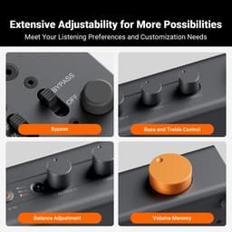 Fosi Audio ZP3 Gebalanceerde Voorversterker met Subwooferuitgang en Toneregeling – Stereo Preamp voor HiFi en 2.1 Audio — thumbnail 3