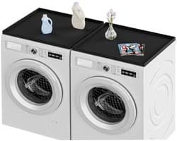 PromoHome Antislip Wasmachine Beschermplaat - 2 stuks Siliconen Matten - Druppelvrij