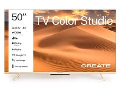 CREATE - QLED 4K 50" Smart TV met antireflectiescherm en gekleurde lijst - TV COLOR STUDIO