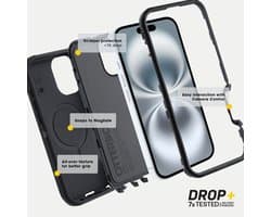 OtterBox Defender Pro for MagSafe mobiele telefoon behuizingen 15,5 cm (6.1") Hoes Zwart