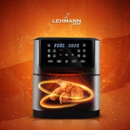 Grote luchtfriteuse met 8L capaciteit, 12 programma's en handmatige instelling, led-touch-display, vaatwasmachinebestendig — thumbnail 3