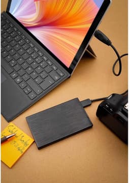 CLVP® Harde Schijf Extern - Draagbare - 1TB Opslag - Zwart — thumbnail 3