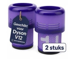 Brosendaal Filter geschikt voor Dyson V12 - Geschikt voor alle V12 modellen - SV20 | SV26 | SV30 | SV46 - Uitwasbaar en Herbruikbaar - 2 stuks