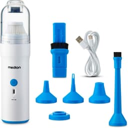 MEDION handstofzuiger (oplaadbare accu, snoerloos, 3-in-1 stofzuiger, luchtpomp- en blaasfunctie, krachtige 5 kPA zuigkracht, stofreservoir, USB-C, MD19877) — thumbnail 2