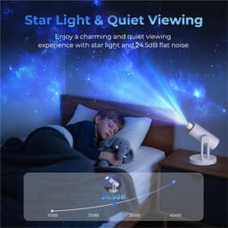 ETOE Starfish Plus-projector met ingebouwde Google TV, 140° rotatie, automatische schermaanpassing en aanraakgevoelig nachtlampje — thumbnail 4