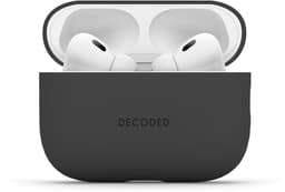 DECODED Siliconen AirPods Hoesje - Geschikt voor AirPods Pro 3 - Soft Touch Silicone - Ondersteund Draadloos Opladen - Valbescherming - Zwart — thumbnail 1