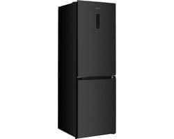 Wiggo WR‑CD18NFB(DX) – Koel‑Vriescombinatie – 323 L – No Frost – 2 Deuren – 39 dB – Energieklasse B – 5 Jaar Garantie – Donker Roestvrijstaal