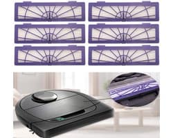 HEPA filters - geschikt voor Neato Botvac D5 / D70 / D75 / D80 / 70E / D85 - Hoogwaardig filter - 20*5.5*2 cm - Paars - 6 stuks