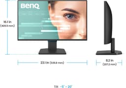 BenQ Full HD 24 inch EyeCare Monitor GW2490C - 144Hz - IPS Beeldscherm - Full HD - 99% sRGB - 1 x USB-C - 1 x HDMI - 1 x Display Port - 2 x 2W ingebouwde speakers - Native Contrast 1500:1 — thumbnail 12