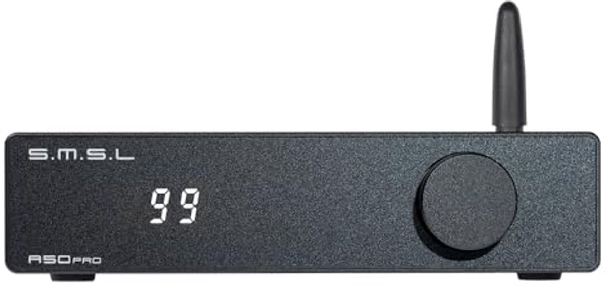 HiFi-versterker met hoog/laagdoorlaatfilter en Bluetooth 5.0 - 2.1-kanaal systeem — afbeelding 1