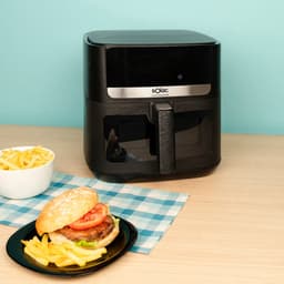 Solac FA1801 Enkel 8 l Vrijstaand 1800 W Heteluchtfriteuse Zwart — thumbnail 2