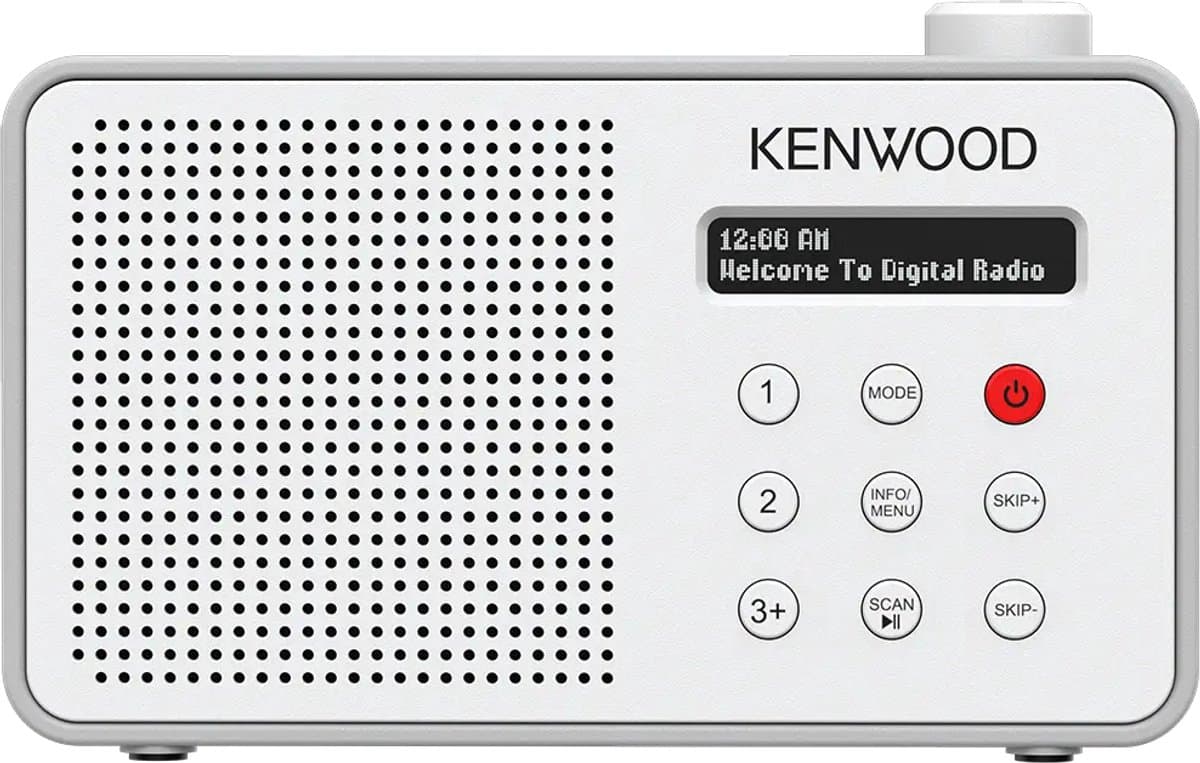 Kenwood CR-M25DAB-W Compacte radio FM/DAB/BT/ASA, 2000 mAH accu wit — afbeelding 1
