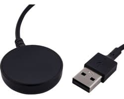 USB Oplaadkabel – Geschikt voor Samsung Galaxy Watch 3 t/m Ultra & FE – 1 Meter – Magnetische Draadloze Oplader – Zwart