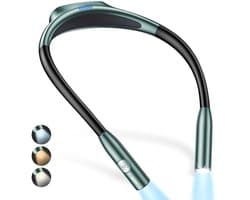 Oplaadbare Leeslamp voor in Bed - Oogbescherming, Dimbaar en Lichtgewicht