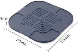 2 stuks Geschikt voor ninja Crispi FN101GY lucht bakken silicone bakken pad pad silicone pad - beige wit — thumbnail 2