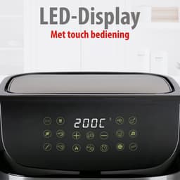 Alpina 9L 1800W Airfryer - Extra Grote Capaciteit - Digitale Timer en Temperatuurregeling - Snelle Luchtcirculatie — thumbnail 4