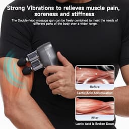 Mini Massagepistool voor Diepe Spiertherapie en Ontspanning – Draagbaar Handpistool voor Athleten voor Pijnverlichting — thumbnail 4