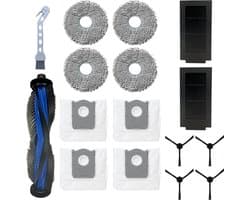 Accessoirespakket voor Ecovacs Deebot T50 Omni / T50 Pro Omni - Zak/Filter/Dweil/Zijborstel/Afzuigrol