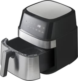 Airfryer 6,5L – Heteluchtfriteuse – 1700W – Olievrij – Mechanische Timer – Met Kookraam – Familieformaat – Gemakkelijk Schoon te Maken — thumbnail 3