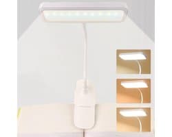 DailySupplies® Leeslampje Volwassenen - Bureaulamp - Tafellamp - Wit