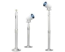 Minolux® Universele Beamer Stand – Verstelbaar in hoogte – Aluminium – Draagbaar plafond/muur statief voor mini beamers, laptops & projectoren – Voor thuisbioscoop, kantoor en gaming