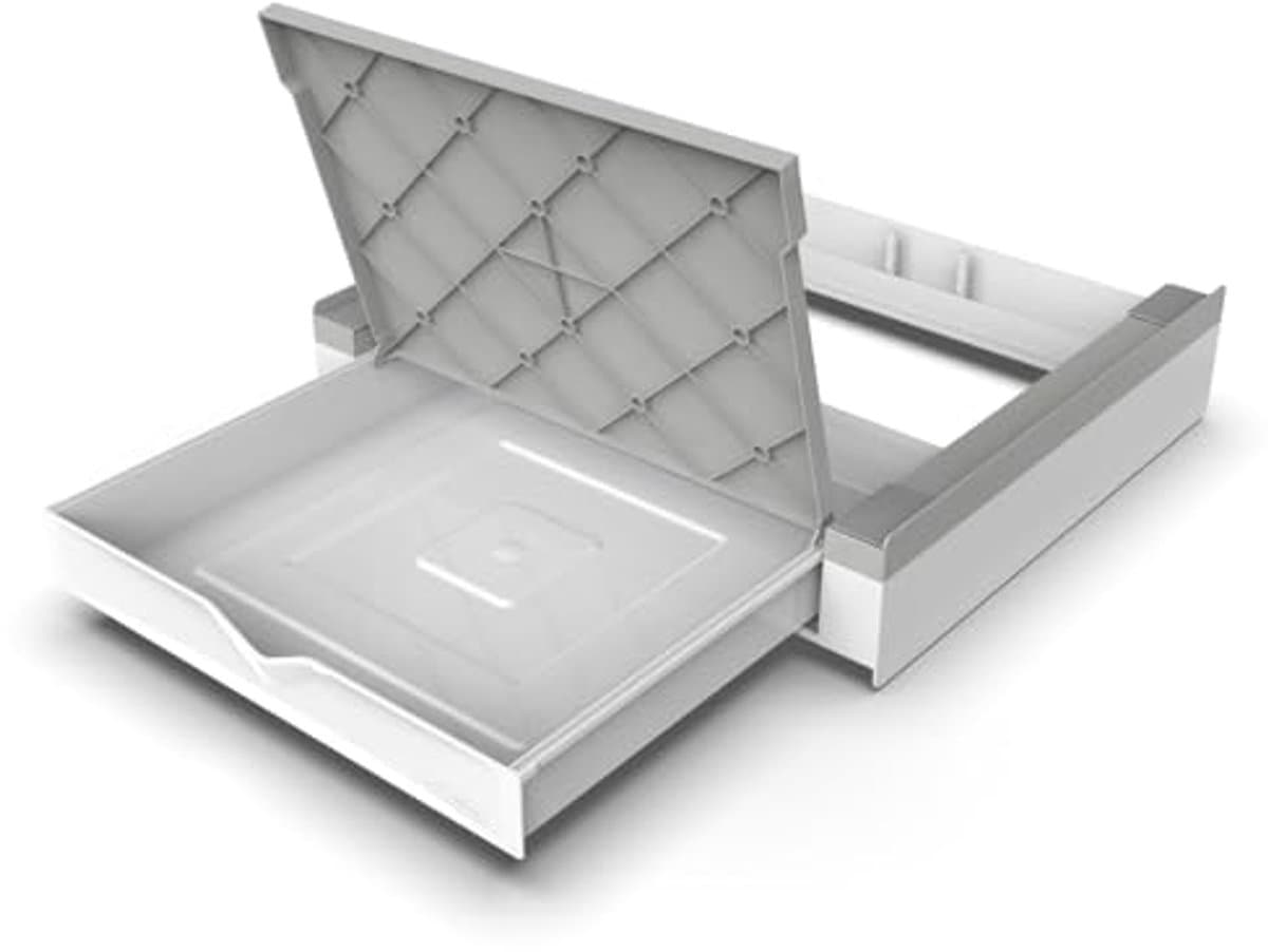 Universele 2-in-1 Overlay Set voor Wasmachine en Droger - Duurzaam en Ruimtebesparend met Legplank — afbeelding 1