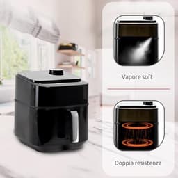 Luchtfriteuse met Soft-Stoom, Digitale Display en 8 Vooraf Ingestelde Programma's, 6,5 L — thumbnail 2